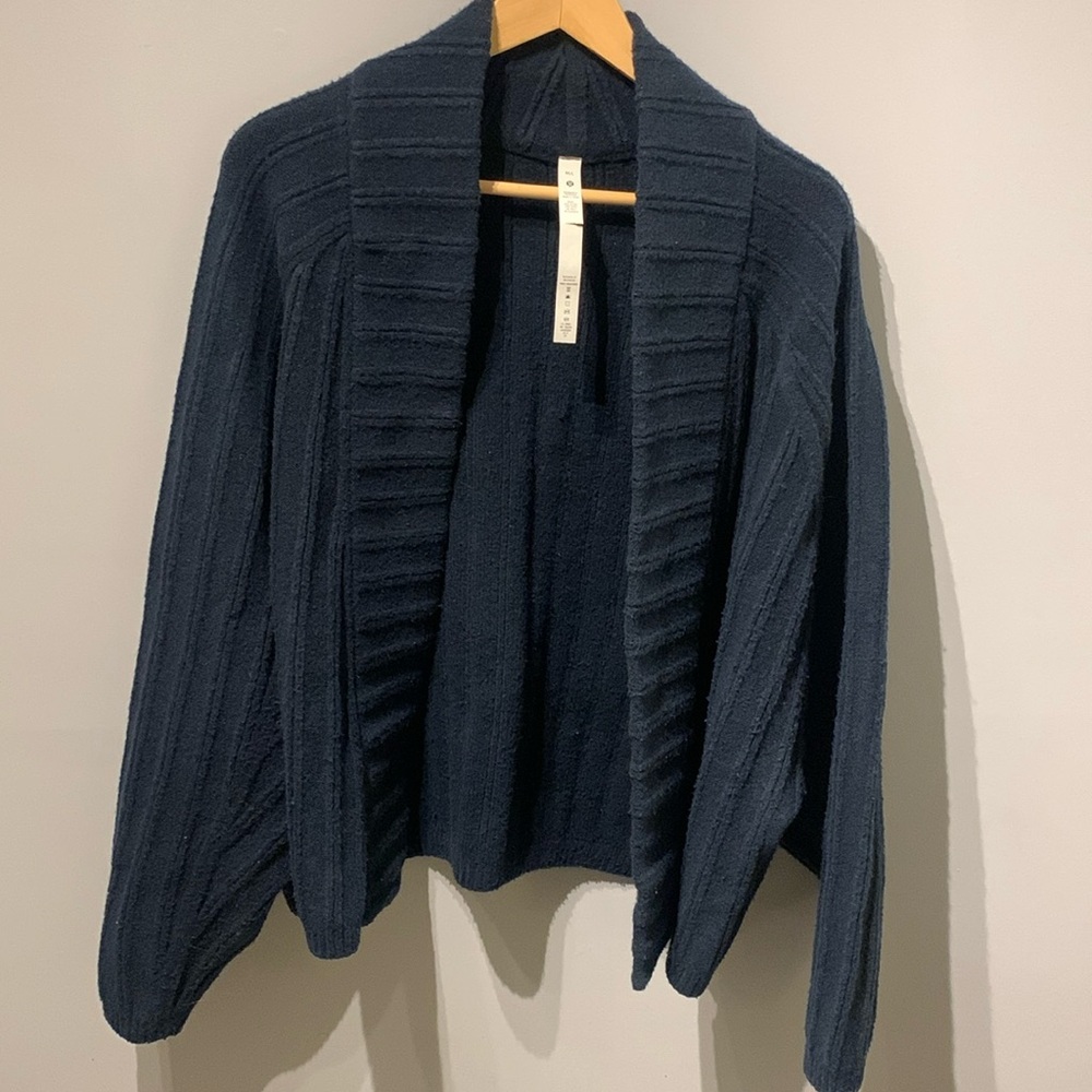 Lululemon Twin Rib Sweater in True Navy - Picture 3 of 5